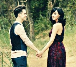 Brendon and Sarah Urie