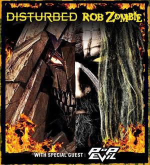 Rob Zombie Disturbed tour 2016