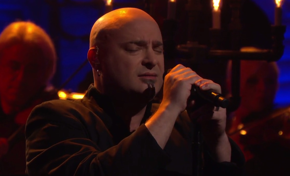 Watch DISTURBED Perform The Sound Of Silence With Orchestra On TV   Alterock Disturbed Sound Of Silence Screenshot 