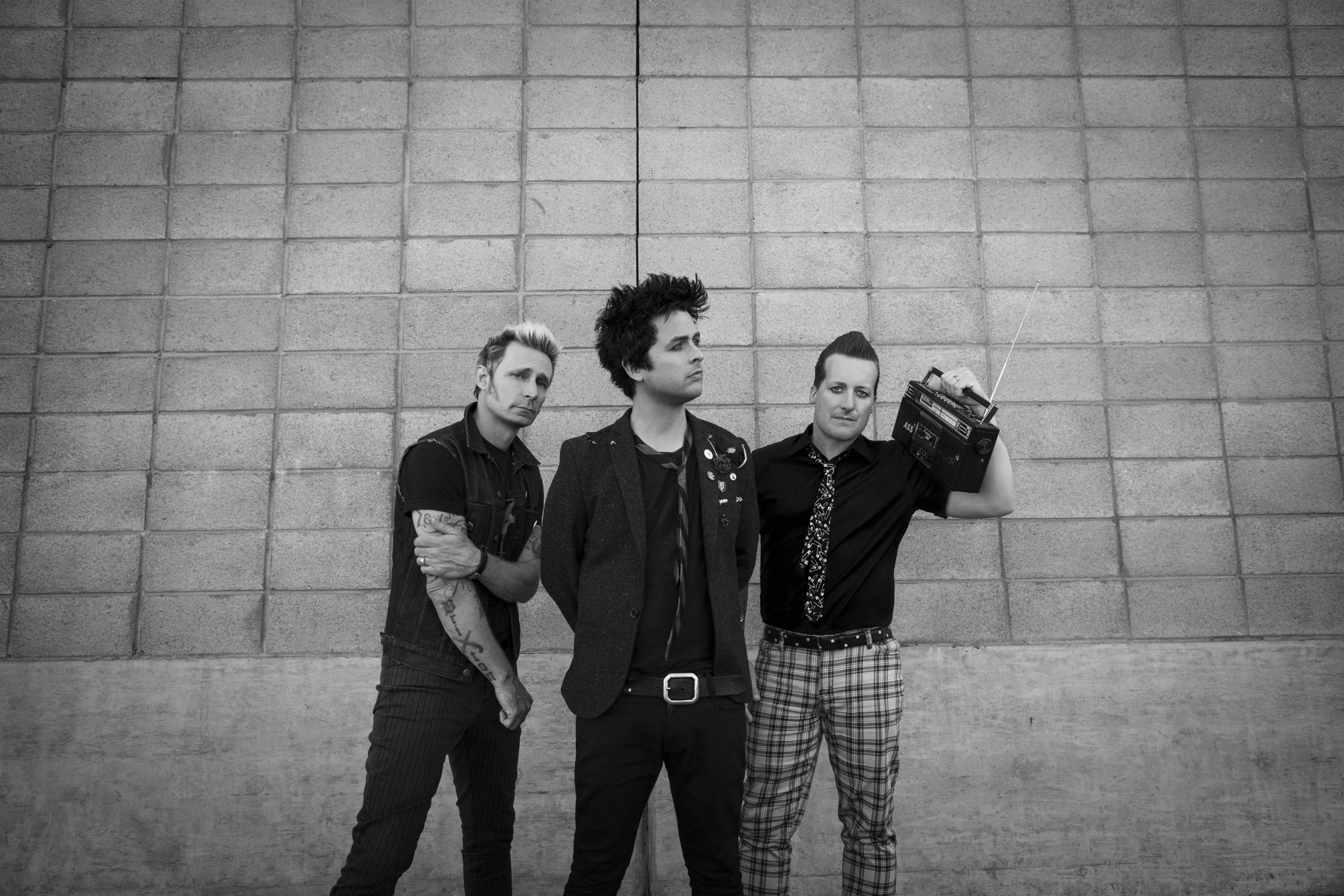 Green Day band photo by Frank Maddocks