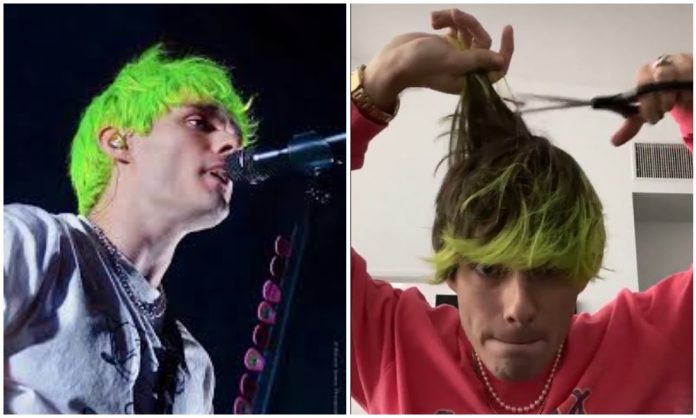 Waterparks Awsten Knight cuts his hair off