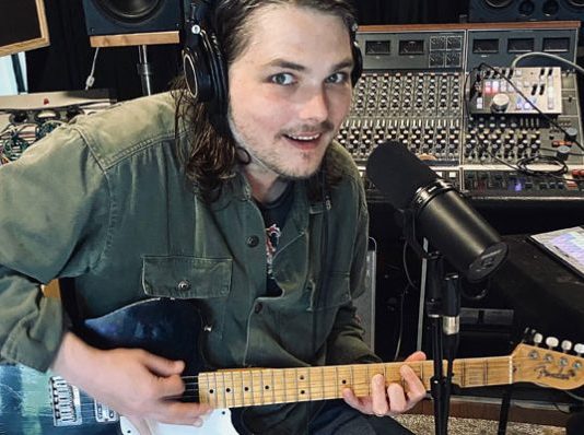 Gerard Way My Chemical Romance in studio