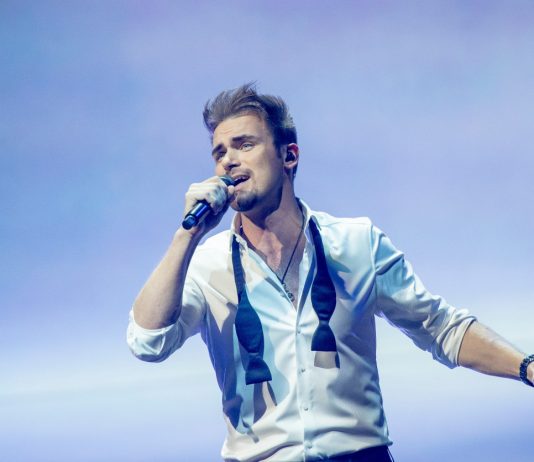 Uku Suviste Eurovision Uku Suviste, Estonia, Second Rehearsal, Rotterdam Ahoy, 13 May 2021 — EBU, ANDRES PUTTING