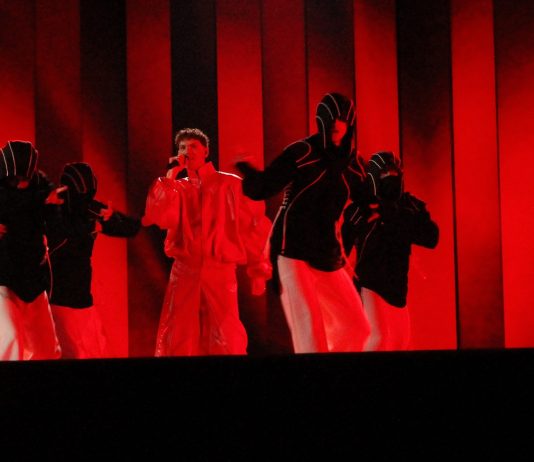 Silvester Belt performs Luktelk live at Eurovision 2024 - AlteRock