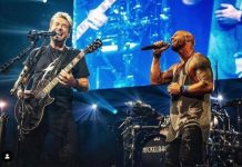 Nickelback with Christ Daughtry tour instagram