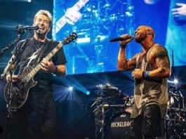 Nickelback with Christ Daughtry tour instagram