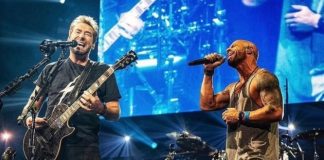 Nickelback with Christ Daughtry tour instagram