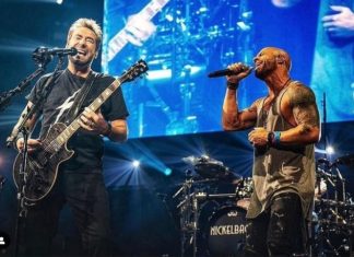 Nickelback with Christ Daughtry tour instagram